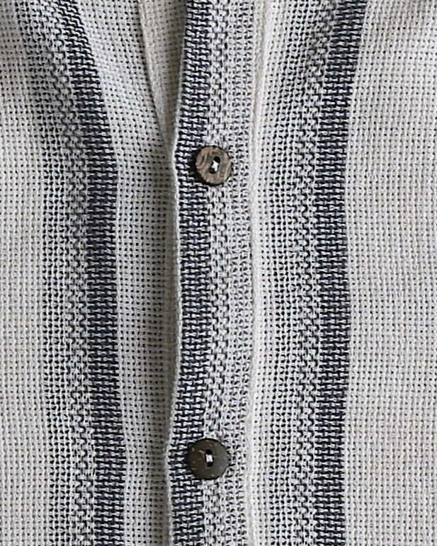 Camisa tejido textura - Gris
