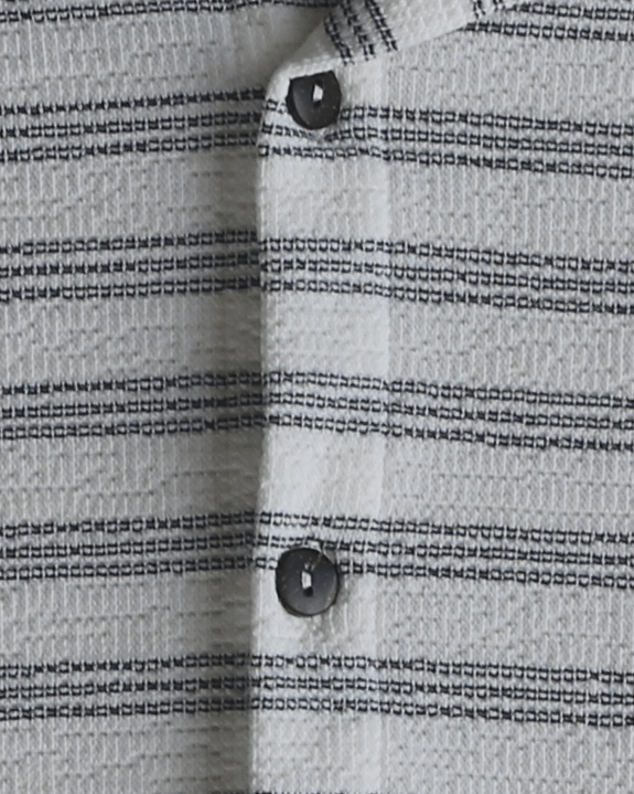 Camisa tejido textura - Azul