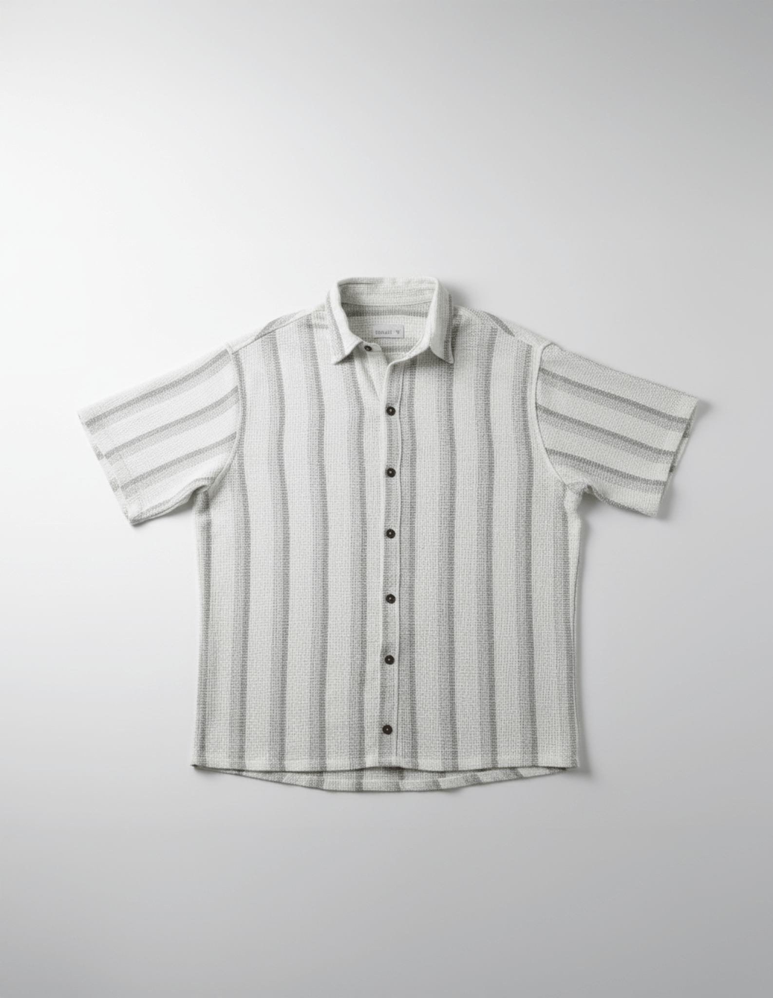 Camisa tejido textura - Gris