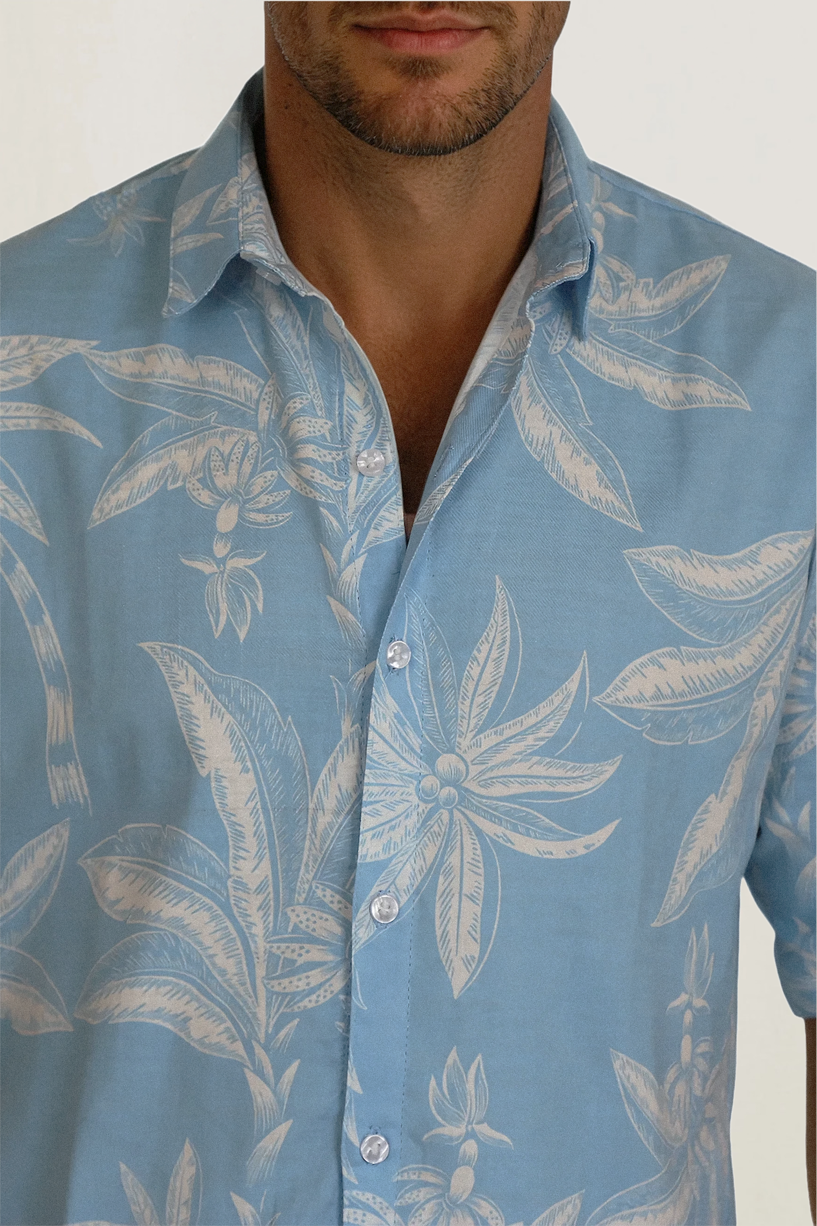 Blue Tropic - Lino