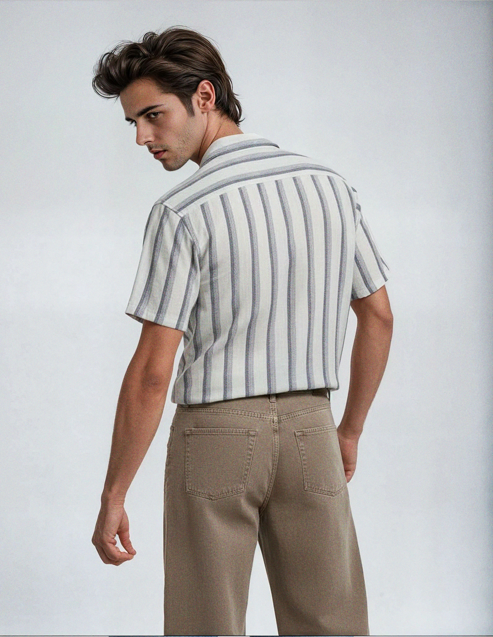 Camisa tejido textura - Gris