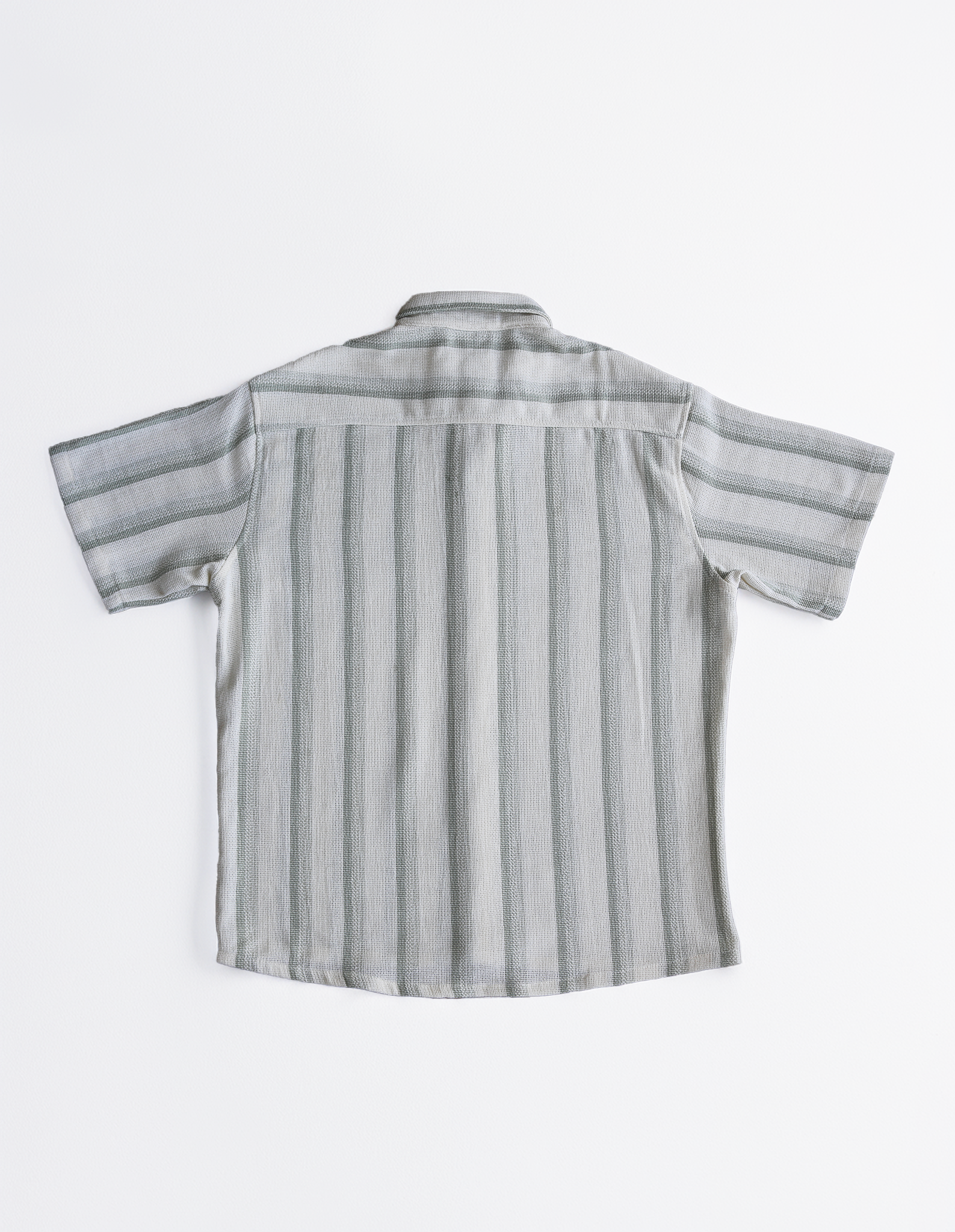 Camisa tejido textura - Gris verde