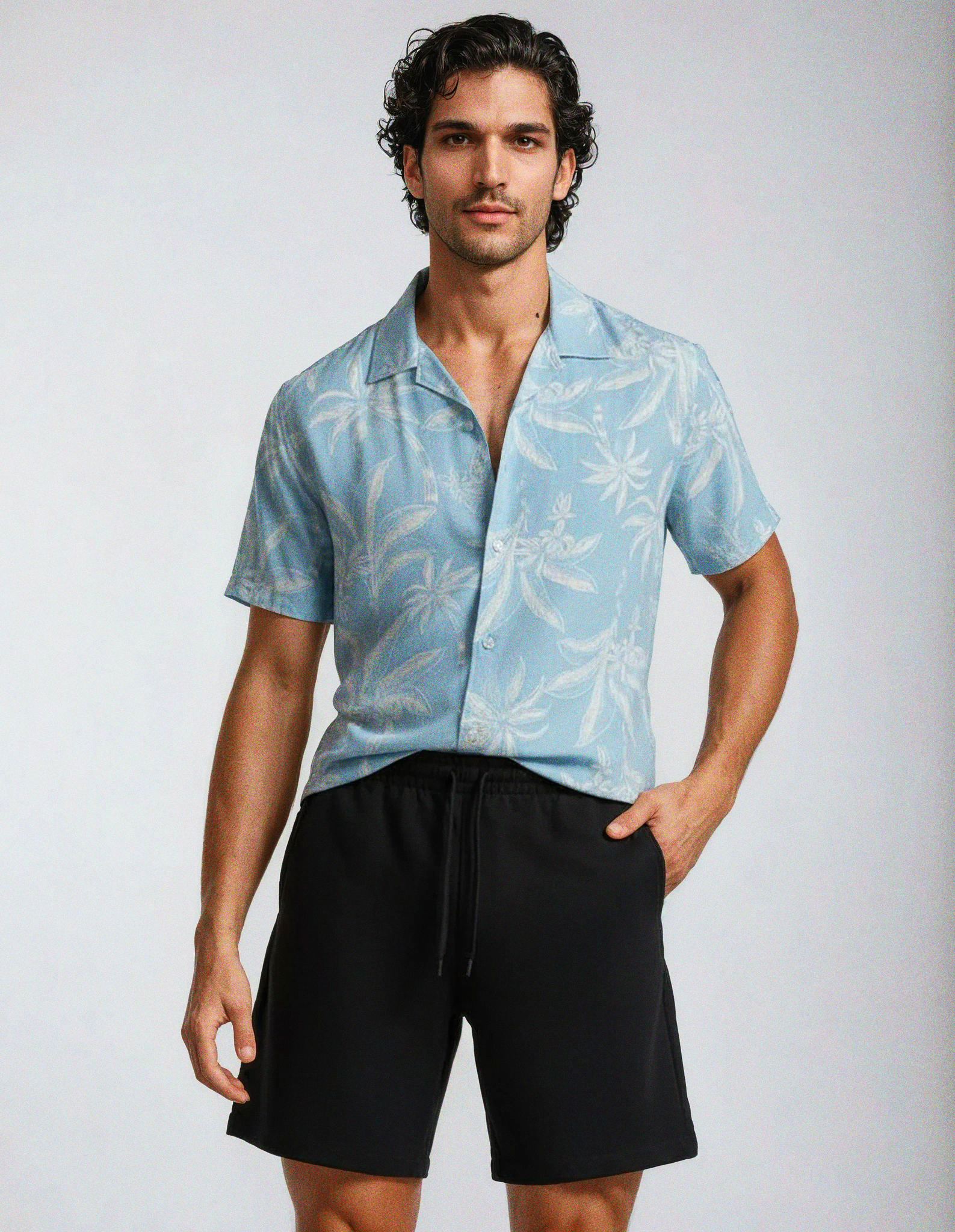 Blue Tropic - Lino